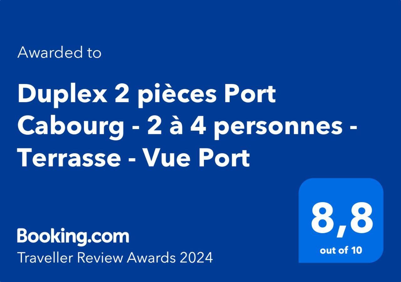 Ferienwohnung Duplex 2 Pieces Port Cabourg - 2 A 4 Personnes - Terrasse - Vue Port - Exclusif Book Ing Dives-sur-Mer Exterior foto